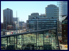 Malmö skyline from the Central station's garage 10